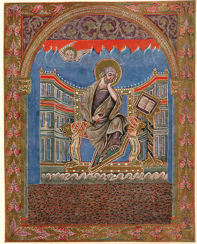 010-Imagen del evangelista Marcos-Evangeliar  Codex Aureus - BSB Clm 14000-© Bayerische Staatsbibliothek