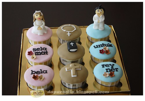 Cupcake Set for Baptism
