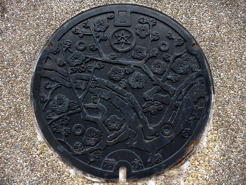 Mito Ibaragi manhole cover（茨城県水戸市のマンホール）
