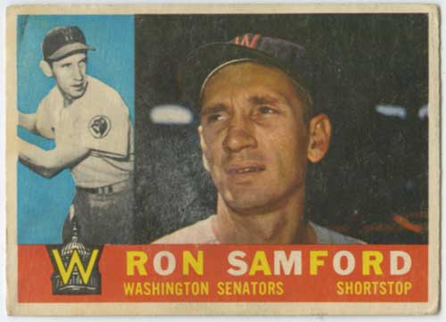 1960 Topps Ron Samford