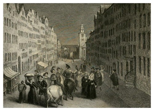 003-Calle principal de Edinburgo-Finden's landscape illustrations of the Waverley novels.. 1834-varios artistas