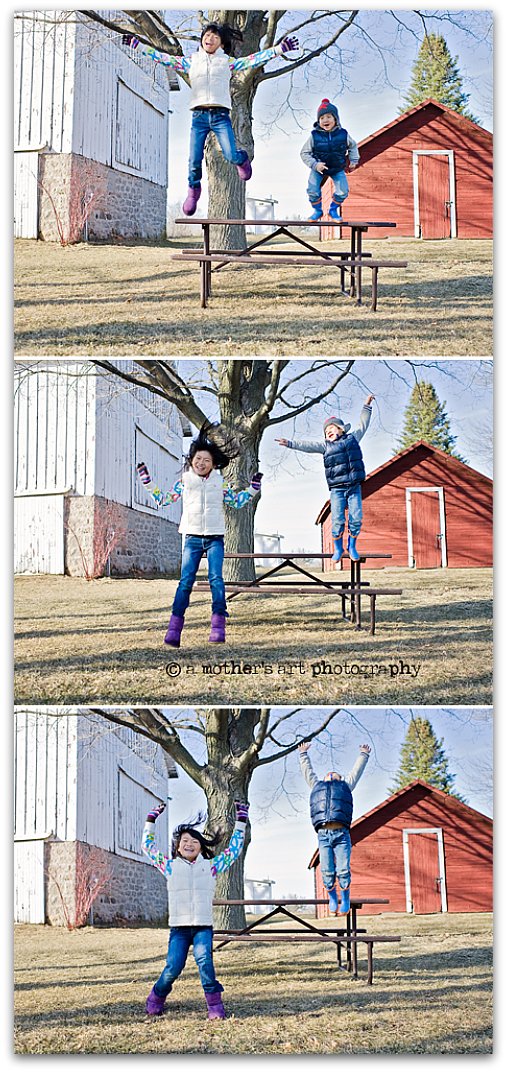 March JumpingTriptych