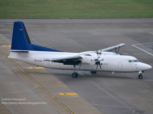 PH-KXX Fokker 50 Denim Air by Jersey Airport Photography