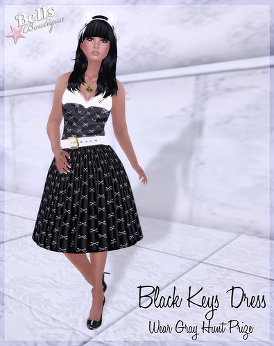Black Keys Dress - Wear Gray Exclusive
