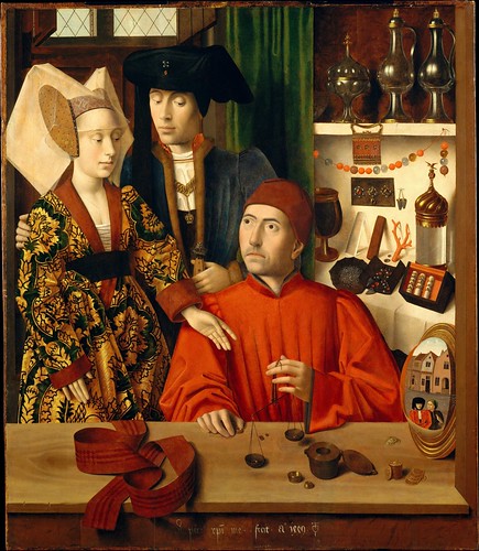 Petrus Christus "A Goldsmith in His Shop" 1449 by Art & Vintage