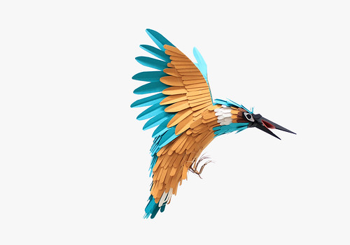 Pajaros,Papel,Paper,Birds,Diana Beltran,handmade,blue,yellow,feather,pluma,colombia,kingfish bird male 