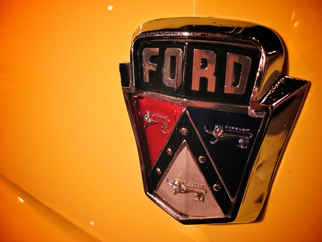 1954 ford badge Ford Motor Company Detroit MI Gilmore Car Museum