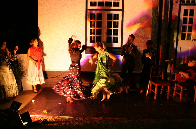 Flamenco dancers at the Spanish Ambassador's Residence