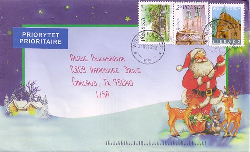 Santa Claus Envelope-Poland