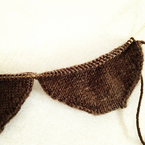 Starting toe up socks in Regia 4ply silk. #knitting