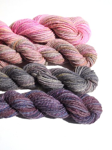 FCKFiber Club Famous Couples Spring 2012-March-Sid & Nancy-Polwarth-hand carded, chain plied-3 (2)
