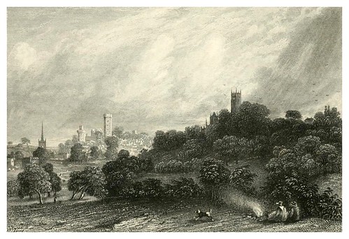 018-Warwick-Kenilworth-Finden's landscape illustrations of the Waverley novels.. 1834-varios artistas