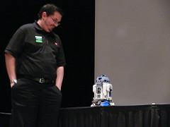 Kevin Hinkle and R2-D2