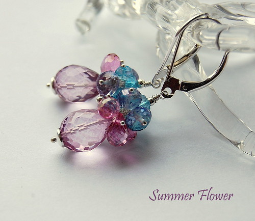 Summer Flower Earrings by gemwaithnia