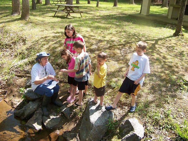 Master Naturalists had special activities for Kids at Fairy Stone State Park