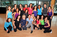 Louis van Amstel instructor training class for LaBlast dance/fitness program