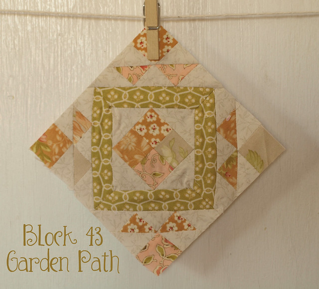 Block 43 Garden Path These are the FWQAL blocks completed this week as my