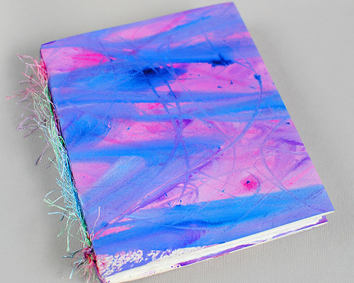 Purple Ink and Gesso Book 1