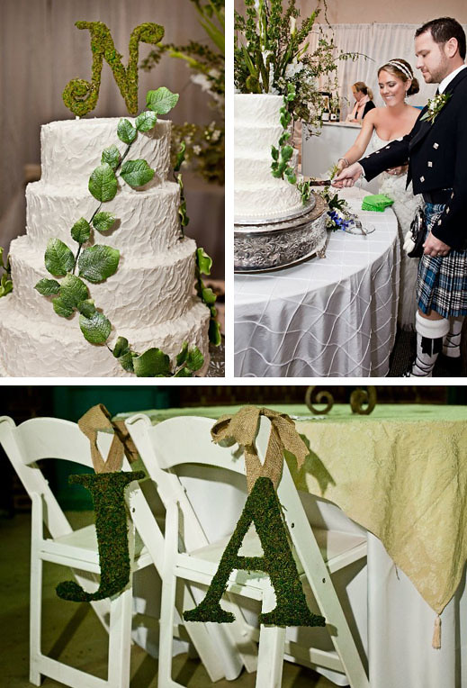 reception cake table