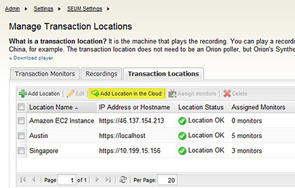 SeUM web console has wizards to guide the creation of Amazon EC2 Cloud Player instances. 
