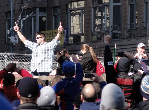 Celebrations at the Giants homecoming parade