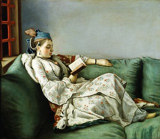 bjws.blogspot.com-Jean Etienne Liotard - Portrait of Maria Adelaide of France in Turkish-style Clothes [1753],