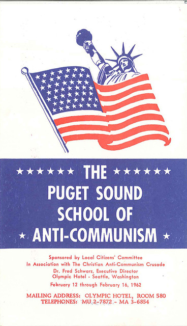 Puget Sound School of Anti-Communism brochure, 1962
