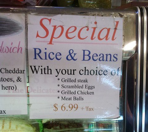 rice and beans size resize
