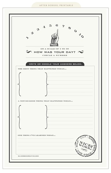 how was your day free printable