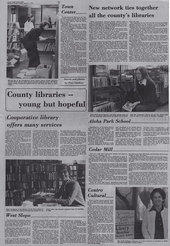 "County Libraries - Young But Hopeful" - Article dated 1/11/1976