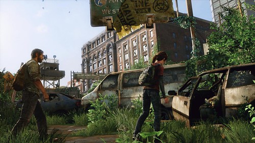 Ellie checks dead body - The Last Of Us