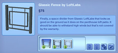 Glassic Fence by LoftLabs