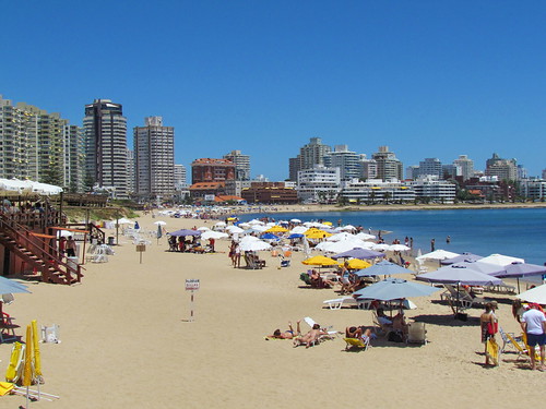 Punta del Este, Uruguay, a popular beach resort