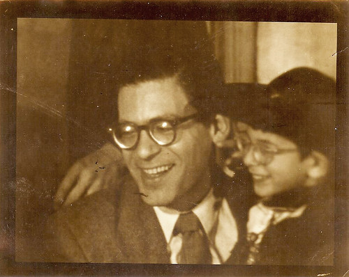 Charles Lessing Polacheck + his son, David