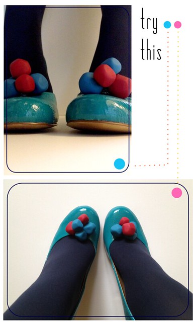 Faceted Bauble Shoe Clips