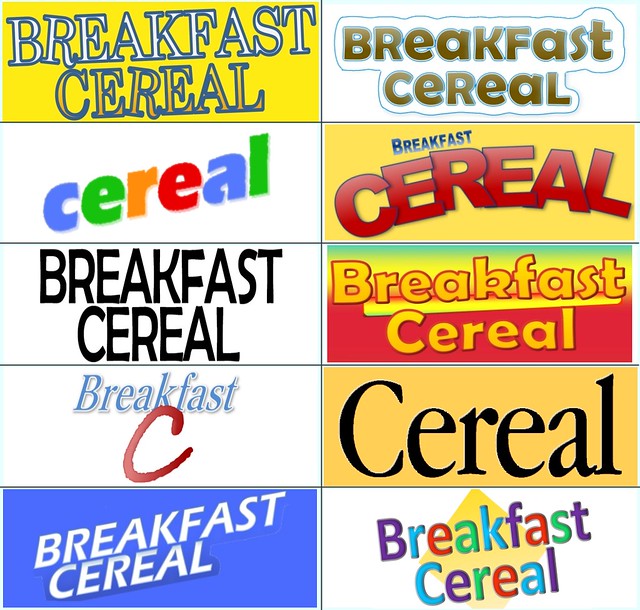 Breakfast Cereals quiz grid