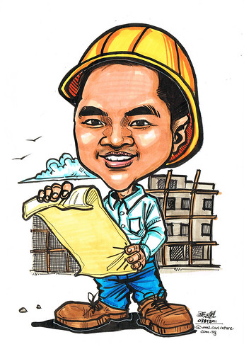 civil engineer caricature