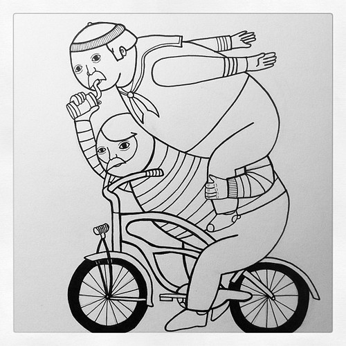 Bike Buddy Teamwork by Michael C. Hsiung