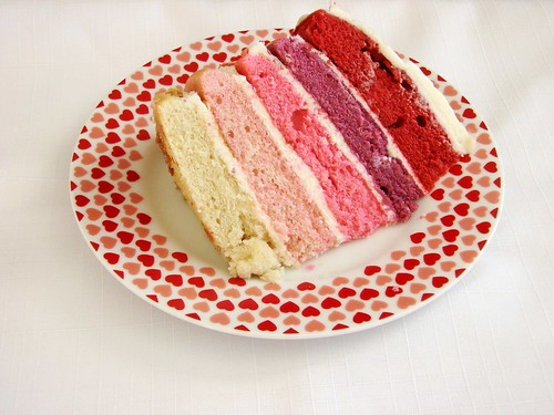 V-day cake slice