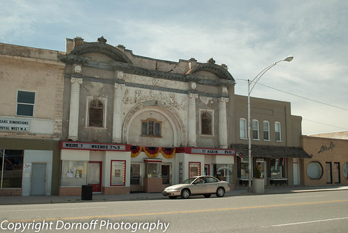 Theater on Main Street in Gunnison, Utah by Dornoff Photography