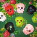 Day of the Dead Skull Brooches
