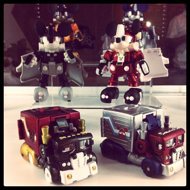 10 Mar - Mickey Mouse Transformers toys spotted at Cybertron Con 2012 at Resorts World Sentosa