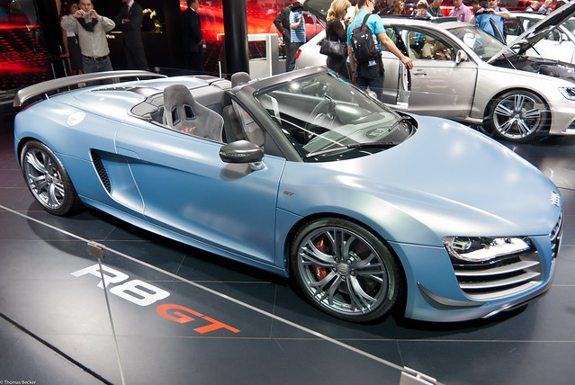 The production of the Audi R8 GT Spyder is limited to 333 cars