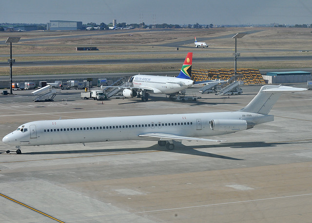 Global Aviation's MD82 "ZS-TOG" South Africa