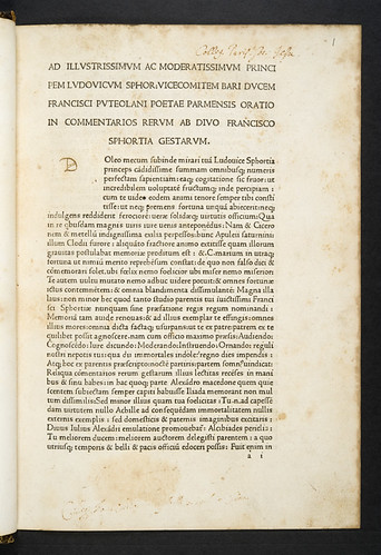 Ownership inscriptions in Simoneta, Johannes: Commentarii rerum gestarum Francisci Sfortiae