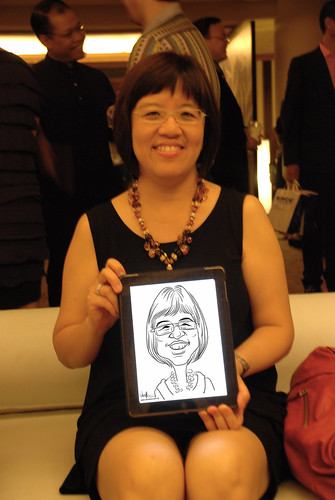 digital iPad2 live sketching for Great Eastern Dinner and Dance - 5