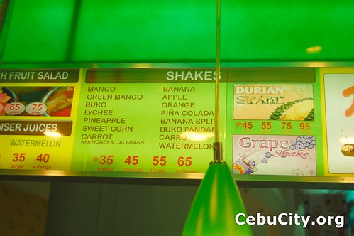 Thirsty Juices Shakes Cebu
