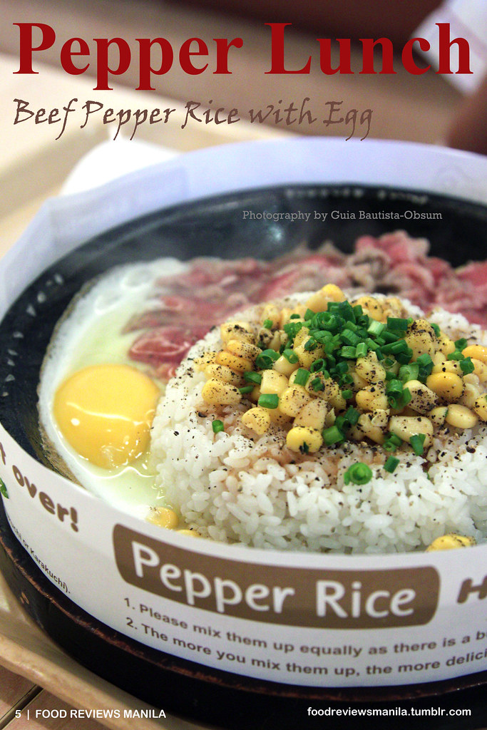Beef Pepper Rice from Pepper Lunch