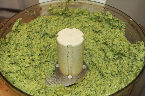 broccoli pesto/processing 2