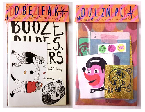 Double Zine Pack with Pacolli available on High In The Bay by Michael C. Hsiung